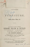 view Sales catalogues: Knight, Frank & Rutley