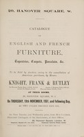 view Sales catalogues: Knight, Frank & Rutley