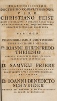 view Historia cholerae atrocissimae quam sustinuit ipse, persanavit aegerrime, atque ... adiectis animadversionibus theoretico-practicis ... descripsit / [Balthasar Ludwig Tralles].