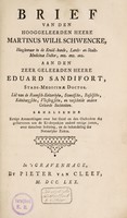 view Brief ... aan den ... Heere Eduard Sandifort ... Behelsende eenige aanmerkingen over het getal en de ouderdom der gestorvenen aan de kinderpokjes zederd eenige jaaren, over derzelver inënting, en de behandeling der natuurlyke ziekte / [Martin Wilhelm Schwencke].