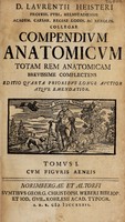 view Compendium anatomicum totam rem anatomicam brevissime complectens / [Lorenz Heister].