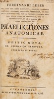 view Praelectiones anatomicae / [Ferdinand Joseph Leber].