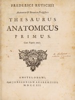 view Thesaurus anatomicus primus [-decimus] ... Het eerste [-tiende] anatomisch cabinet / [Frederik Ruysch].