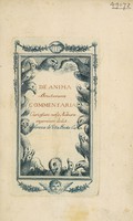 view De anima brutorum commentaria / [Francesco Maria Soldini].