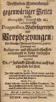 view Verschiedene Anmerckungen über gegenwärtiger Zeiten falsche astrologische, phantastische und enthusiastische Prognostica, Wahrsagereyen und Prophezeyungen ... vornemlichst in diesen nordischen Ländern betreffend ... Anitzo aus dem Schwedischen ins Teutsche übersetzet / [Magnus Block].