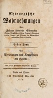view Chirurgische Wahrnehmungen / [Johann Leberecht Schmucker].