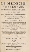 view Le médecin de soi-même, ou méthode simple ... pour guérir les maladies vénériennes, avec la recette d'un chocolat aphrodisiaque ... / [Guillaume-René Lefébure Saint-Ildephont].