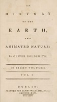 view An history of the earth, and animated nature / [Oliver Goldsmith].