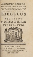 view Libellus de usu medico pulsatillae nigricantis / [Anton Störck].