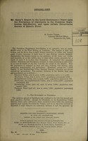 view Mr. Spear's report to the Local Government Board upon the prevalence of diphtheria in the Penistone registration sub-district, and upon certain occurrences therein of enteric fever.