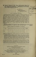 view Mr. Spear's report to the Local Government Board on the continued prevalence of diphtheria in the Aylesbury urban sanitary district.