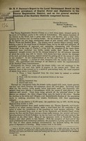 view Dr. H.F. Parsons's report to the Local Government Board on the recent prevalence of scarlet fever and diphtheria in the Thorne registration district, and on the general sanitary condition of the sanitary districts comprised therein / [H. Franklin Parsons].