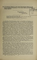 view Dr. F.W. Barry's report to the Local Government Board on the general sanitary condition of the South Blyth and Newsham urban district / [Fred. W. Barry].