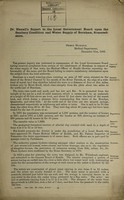 view Dr. Blaxall's report to the Local Government Board upon the sanitary condition and water supply of Burnham, Somersetshire / [F.H. Blaxall].