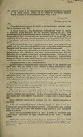 view Dr. Daniel's report to the secretary of the Malaria Investigation Committee of the Royal Society, London, on the results of investigations made by him in Calcutta in conjunction with Major Ross, I.M.S.