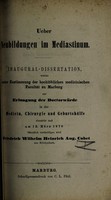 view Ueber Neubildungen im Mediastinum ... / Friedrich Wilhelm Heinrich Aug. Cobet.