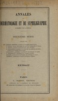 view Contribution à l'étude de la lymphadénie cutanée / par L. Gaillard.