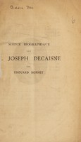 view Notice biographique sur M. Joseph Decaisne / [Edouard Bornet].