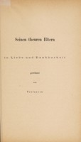 view Zur Behandlung der Sarkome der Extremitäten ... / Georg Florschütz.