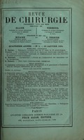 view Remarques cliniques sur une deuxième série de 25 ovariotomies / par F. Terrier.