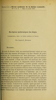 view Des kystes épidermiques des doigts : communication faite à la Société médicale de Genève / par Jaques-L. Reverdin.