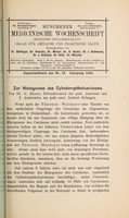 view Zur Histogenese des Cylinderepithelicarcinoms ... / von G. Hauser.