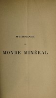 view Mythologie du monde minéral / [A.P.E. Lefèvre].