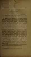 view Lipo-sarcome du genou--désarticulation de la hanche--mort / par MM. le docteur Danel et Ch. Bachelet.