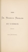 view Zur Histogenese der Sarkome ... / vorgelegt von Leonhard Görl.