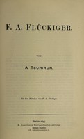 view F.A. Flückiger / [Wilhelm Tschirch].