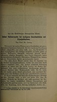 view Ueber Heilversuche bei malignen Geschwülsten mit Erysipeltoxinen / von Dr. Czerny.