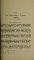 view Ueber die Entstehung der Carcinome : Beitrag / von A. Notthaft.