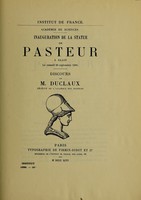 view Inauguration de la statue de Pasteur à Alais, le samedi 26 septembre 1896 / [Emile Duclaux].