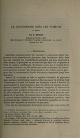 view La glycogenèse dans les tumeurs / par M.A. Brault.