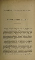 view Le père de la zoologie française : Pierre Gilles d'Albi / [Ernest Theodore Hamy].