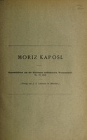 view Moriz Kaposi / [E. Finger].
