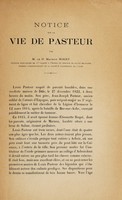 view Notice sur la vie de Pasteur / par M. le Dr. Maurice Boigey.