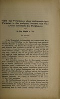 view Über das Vorkommen eines protozoonartigen Parasiten in den malignen Tumoren und seine Kultur ausserhalb des Tierkörpers / von Otto Schmidt.