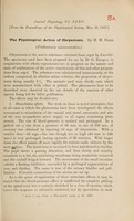 view The physiological action of chrysotoxin : (preliminary communication) / by H.H. Dale.