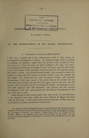 view Contributions to Egyptian anthropometry. III, The anthropometry of the modern Mahommedans. IV, The comparison of the Mahommedans with the Copts and with the "mixed" group / by Charles S. Myers.