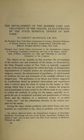 view The development of the modern care and treatment of the insane, as illustrated by the state hospital system of New York / by Carlos F. MacDonald.