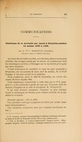 view Statistique de la mortalité par cancer à Bruxells pendant les années 1875 à 1906 / par G. Marcelle.