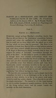 view Harvey as a histologist, and certain less familiar facts of his life / [David Fraser Fraser-Harris].