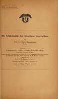 view Die Infektiosität der bösartigen Geshwülste / von Ferdinand Blumenthal.