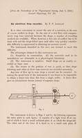 view An electrical drop recorder / by P.P. Laidlaw.