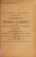 view Verpflanzung von epithelialen Tumoren auf die Maus (Mus musculus) und Umwandlung derselben in Sarkome (aus den vereinigten Spitälern in Neapel) / von Claudio Gargano.