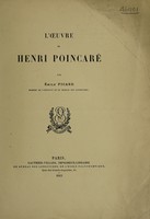 view L'oeuvre de Henri Poincaré / [Emile Picard].