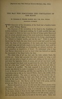 view The man who discovered the circulation of the blood / [David Fraser Fraser-Harris].