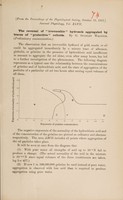 view The reversal of "irreversible" hydrosols aggregated by traces of "protective" colloids : (preliminary communication) / by G. Stanley Walpole.