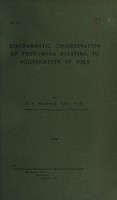 view Diagrammatic co-ordination of phenomena relating to aggregation of sols / by G.S. Walpole.